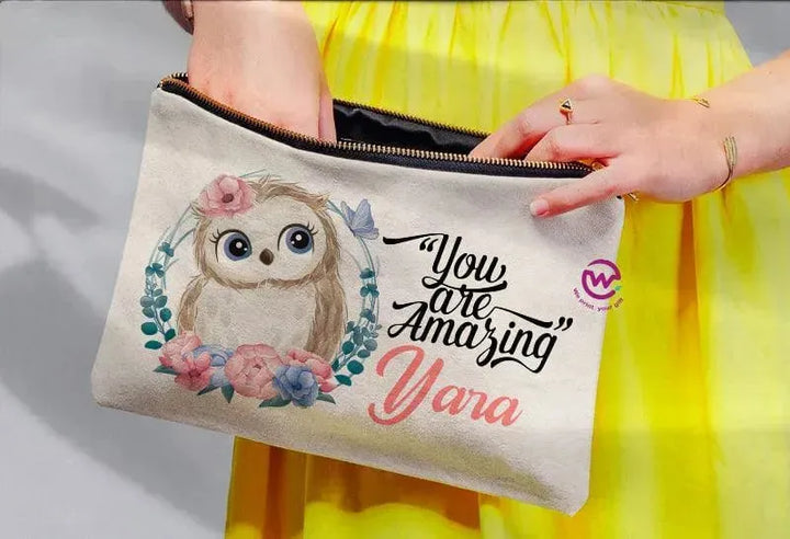 Makeup & Pencil Case-Owl-C - WE PRINT