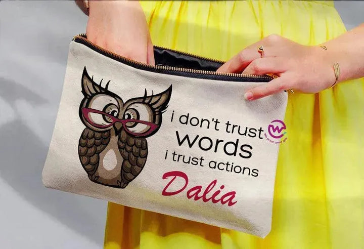 Makeup & Pencil Case-Owl-C - WE PRINT