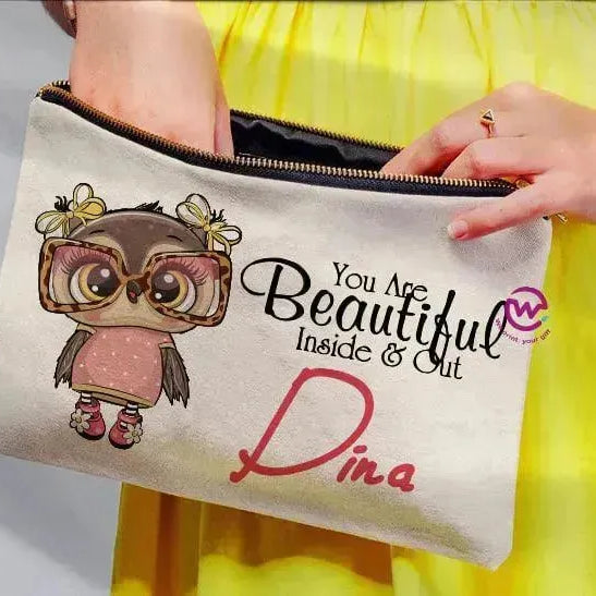 Makeup & Pencil Case-Owl-C - WE PRINT