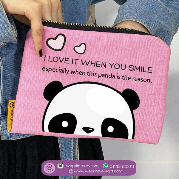 Makeup & Pencil Case-Panda - WE PRINT