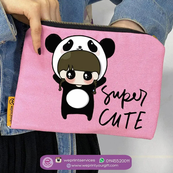 Makeup & Pencil Case-Panda - WE PRINT