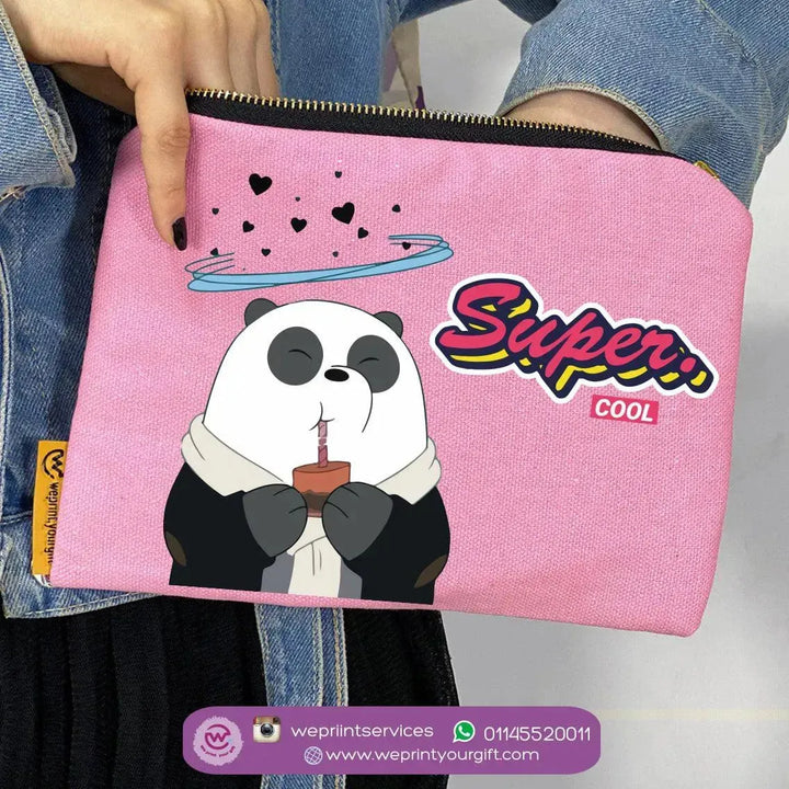 Makeup & Pencil Case-Panda - WE PRINT