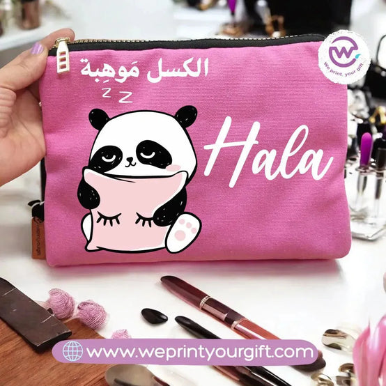 Makeup & Pencil Case- Panda - WE PRINT