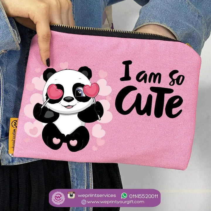 Makeup & Pencil Case-Panda - WE PRINT