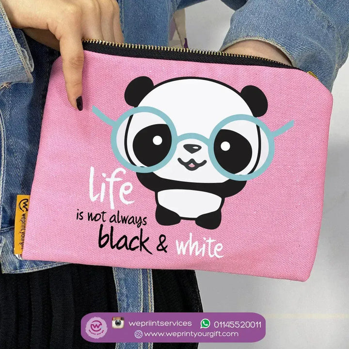 Makeup & Pencil Case-Panda - WE PRINT