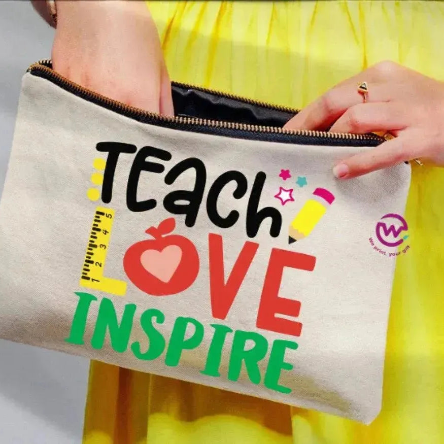 Makeup & Pencil Case- Teachers-A - WE PRINT