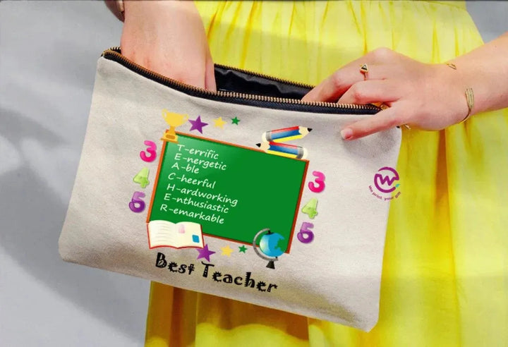 Makeup & Pencil Case- Teachers-A - WE PRINT