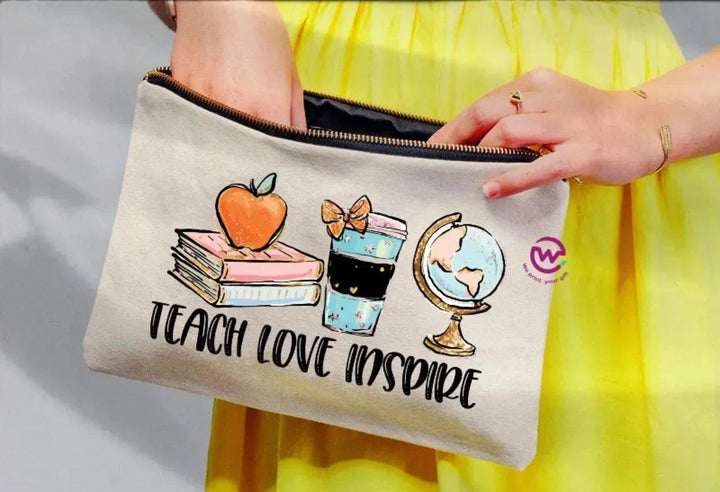 Makeup & Pencil Case- Teachers-A - WE PRINT