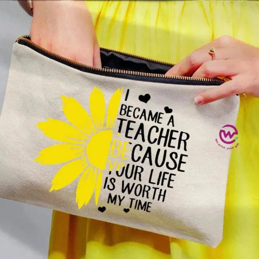 Makeup & Pencil Case- Teachers-A - WE PRINT