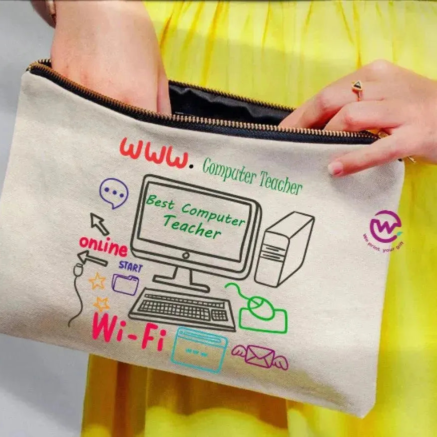 Makeup & Pencil Case- Teachers-A - WE PRINT