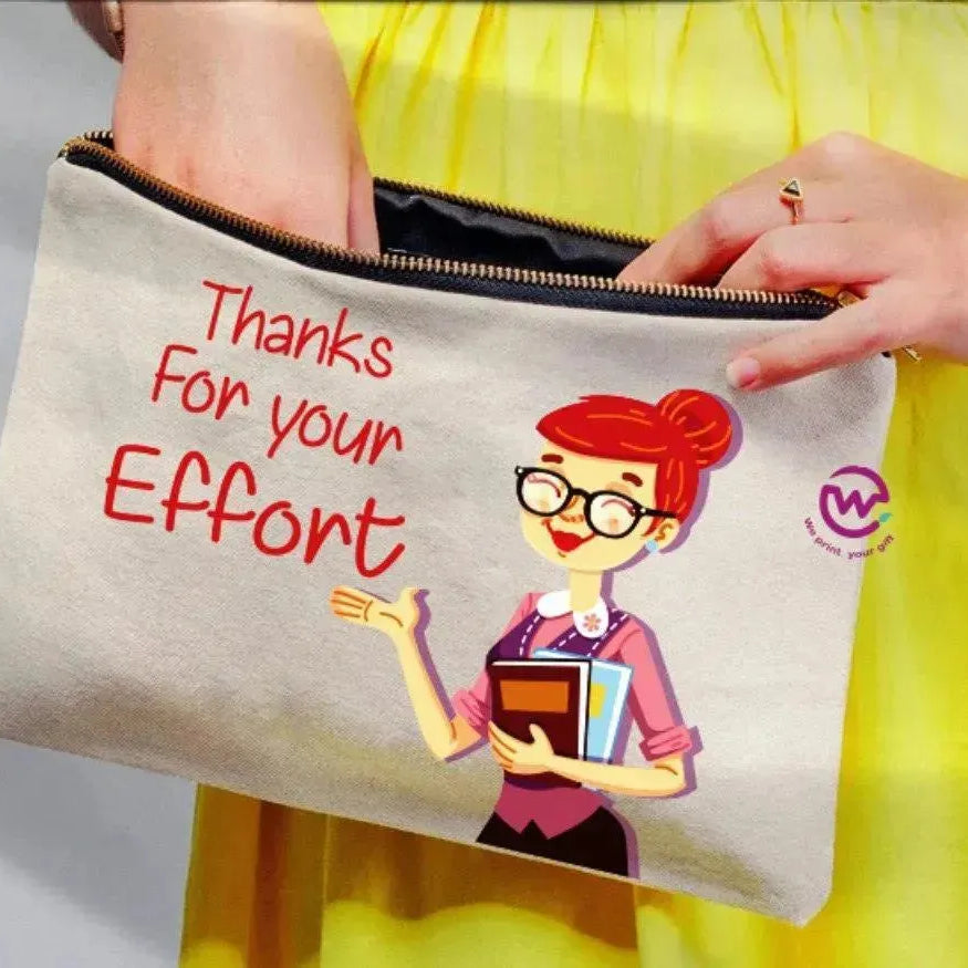 Makeup & Pencil Case- Teachers-A - WE PRINT