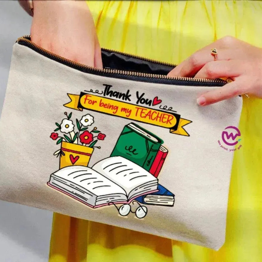 Makeup & Pencil Case- Teachers-A - WE PRINT