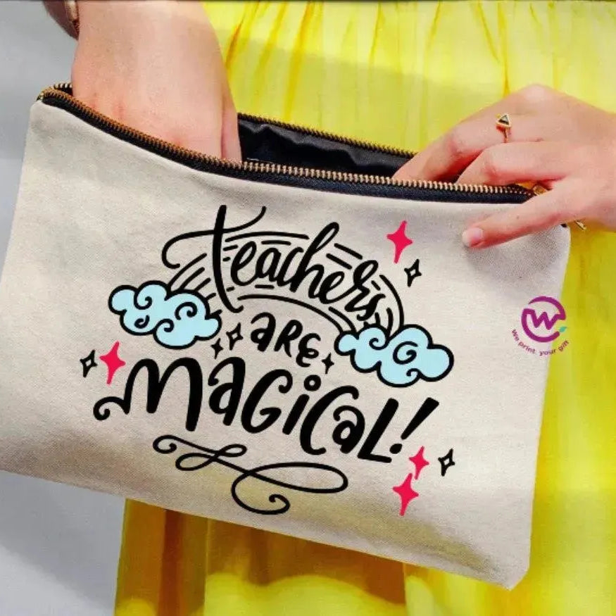Makeup & Pencil Case- Teachers-A - WE PRINT
