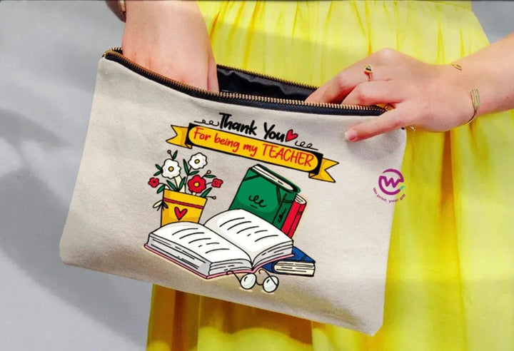 Makeup & Pencil Case- Teachers-A - WE PRINT