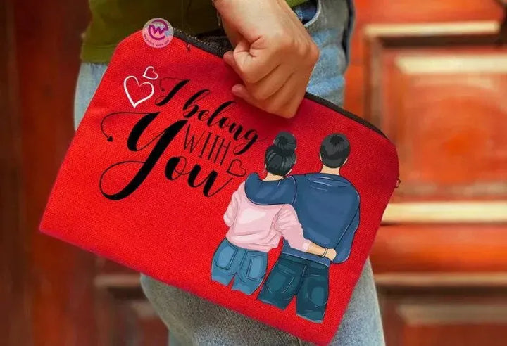 Makeup & Pencil Case-Valentine's - WE PRINT