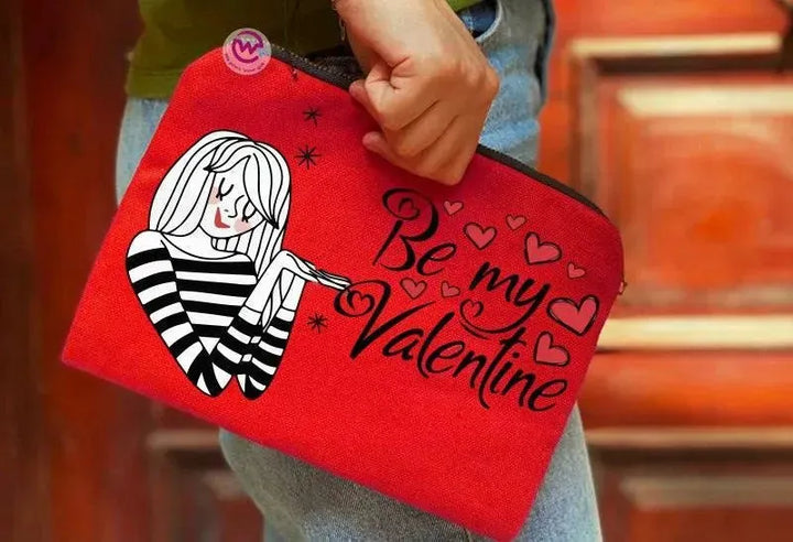 Makeup & Pencil Case-Valentine's - WE PRINT