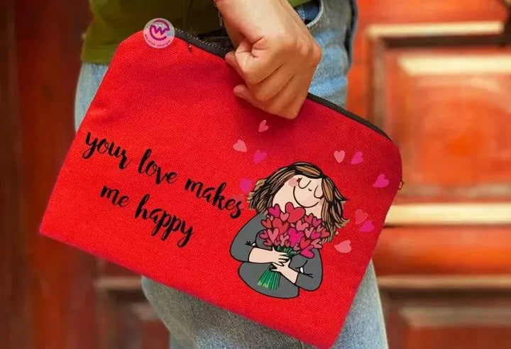 Makeup & Pencil Case-Valentine's - WE PRINT