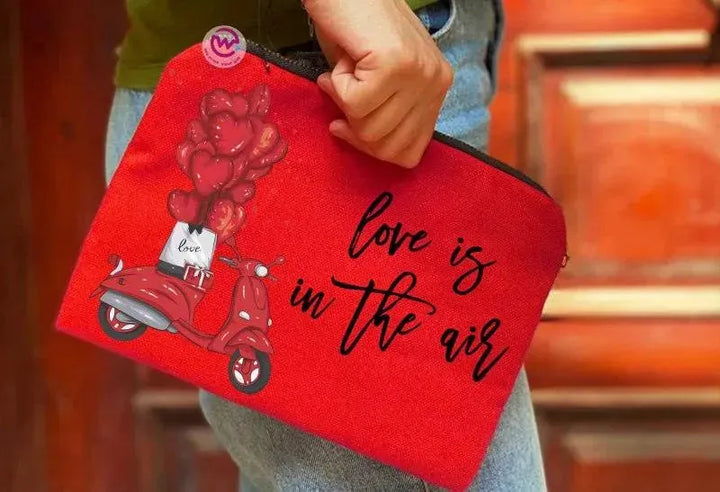 Makeup & Pencil Case-Valentine's - WE PRINT