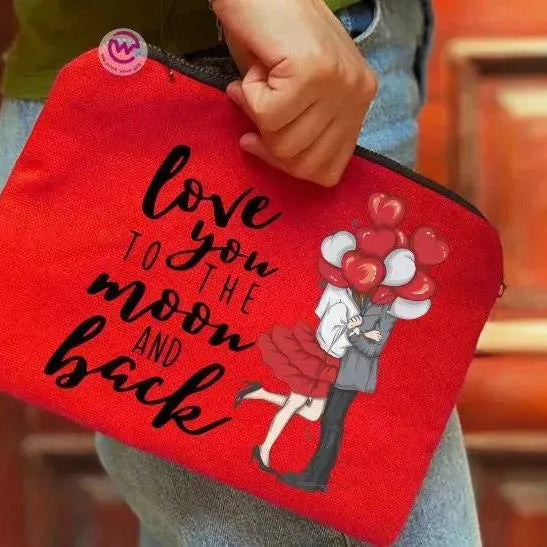 Makeup & Pencil Case-Valentine's - WE PRINT