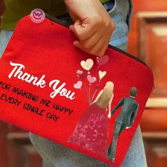 Makeup & Pencil Case-Valentine's - WE PRINT