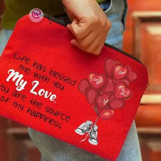 Makeup & Pencil Case-Valentine's - WE PRINT