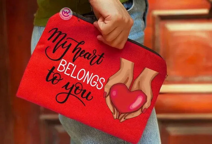 Makeup & Pencil Case-Valentine's - WE PRINT