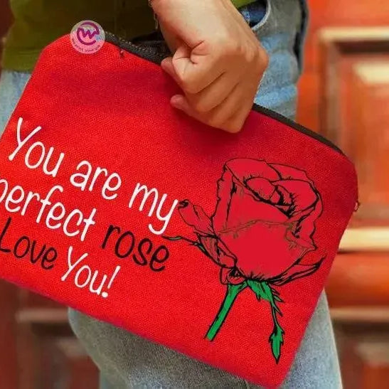 Makeup & Pencil Case-Valentine's - WE PRINT
