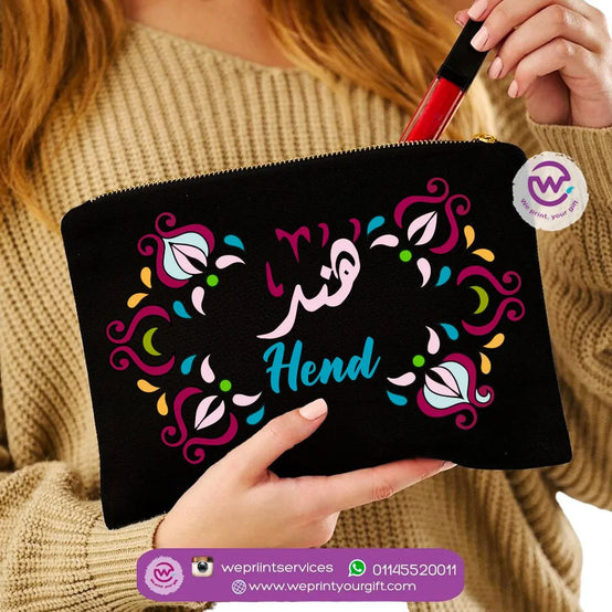 Makeup &Pencil Case- Mandala names - WE PRINT