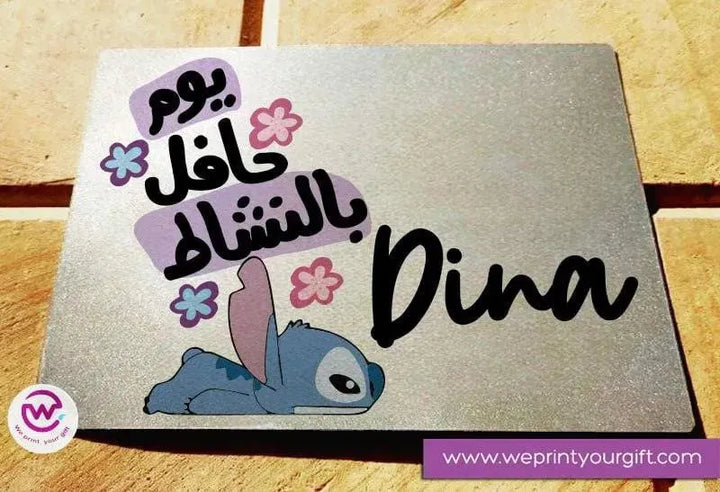 Metal Wall Sign -Stitch (Lilo & Stitch) - WE PRINT