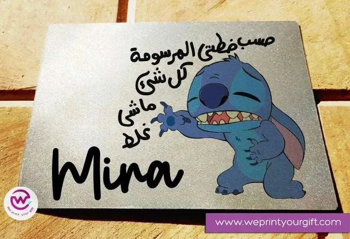 Metal Wall Sign -Stitch (Lilo & Stitch) - WE PRINT