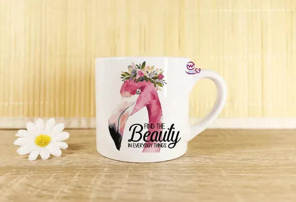 Mini-Mug -Flamingos - WE PRINT