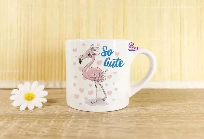 Mini-Mug -Flamingos - WE PRINT