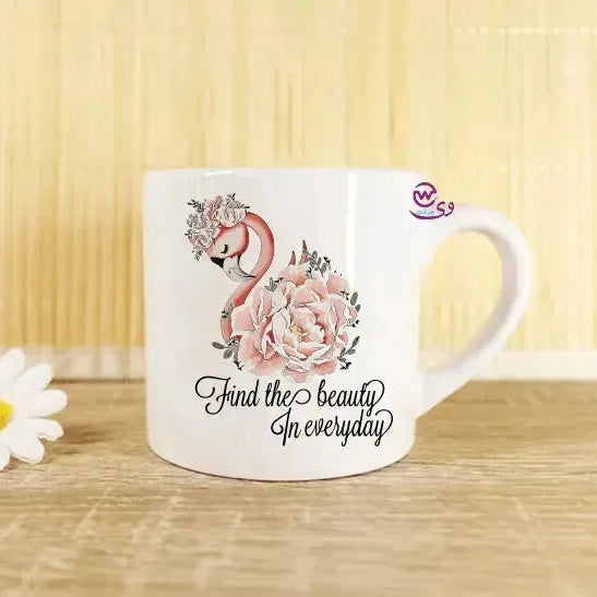 Mini-Mug -Flamingos - WE PRINT