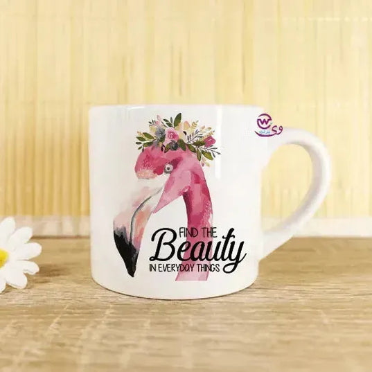 Mini-Mug -Flamingos - WE PRINT