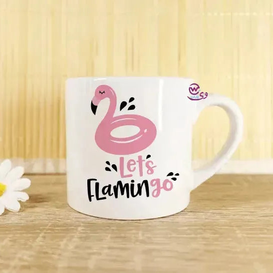 Mini-Mug -Flamingos - WE PRINT