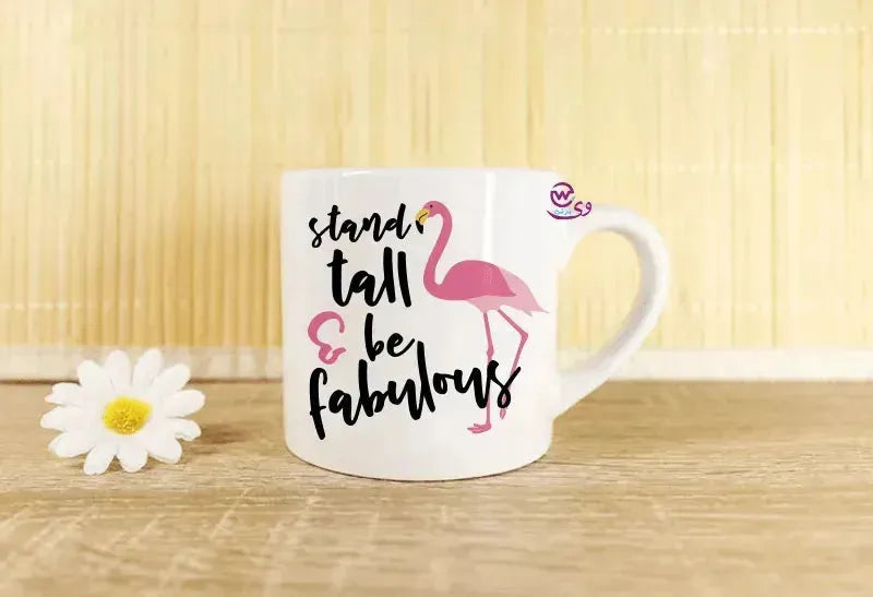 Mini-Mug -Flamingos - WE PRINT