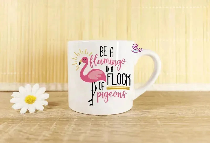 Mini-Mug -Flamingos - WE PRINT