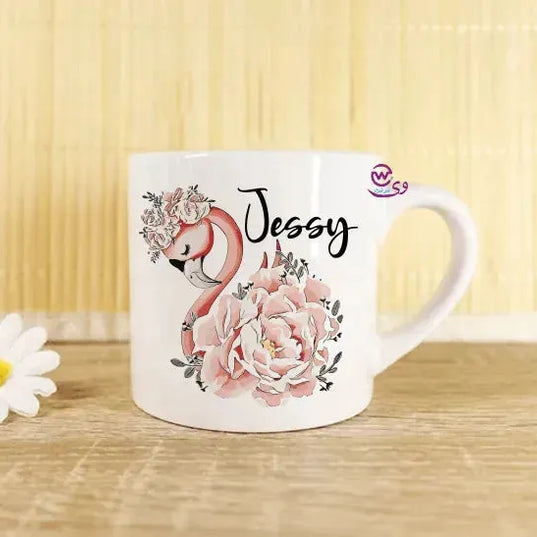 Mini-Mug -floral Names - WE PRINT