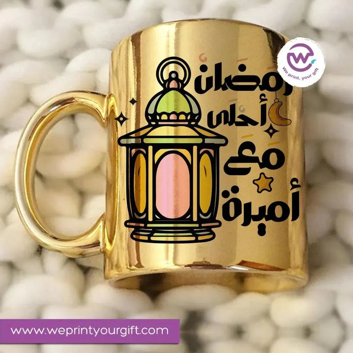 Mirror Ceramic -Gold -Ramdan-A - WE PRINT