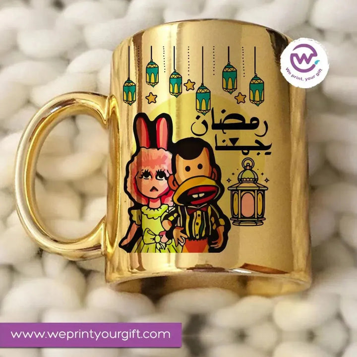 Mirror Ceramic -Gold -Ramdan-A - WE PRINT