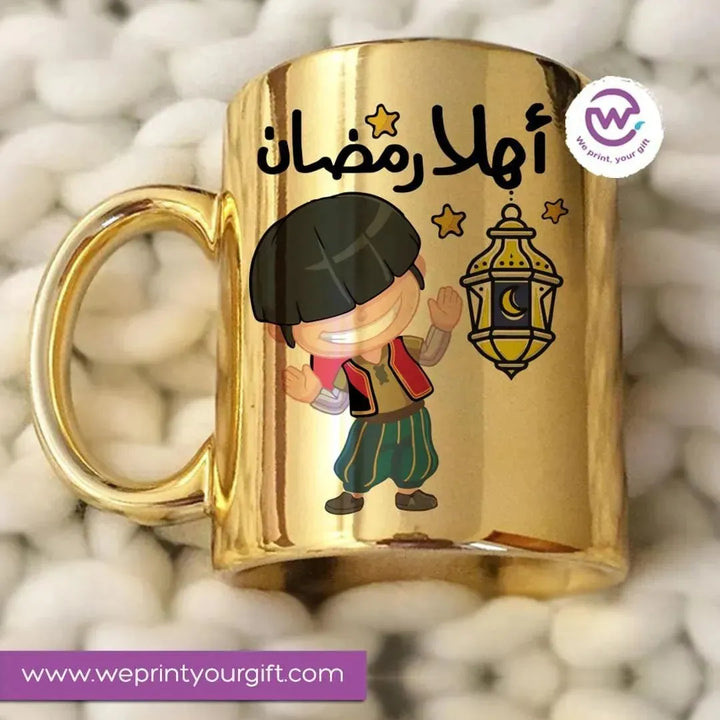 Mirror Ceramic -Gold -Ramdan-A - WE PRINT