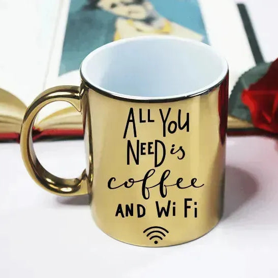Mirror Ceramic Mug - Coffee Lovers - WE PRINT