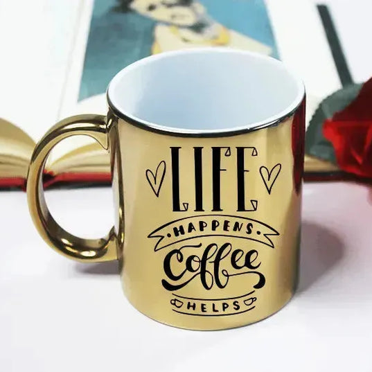 Mirror Ceramic Mug - Coffee Lovers - WE PRINT