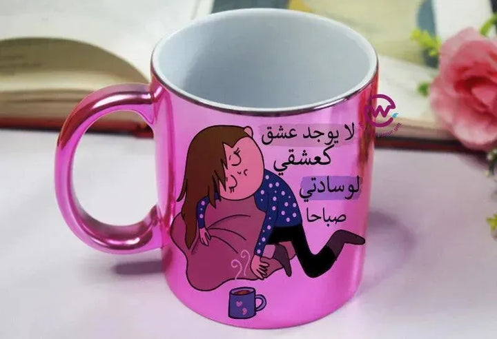 Mirror Ceramic Mug -comic-D - WE PRINT