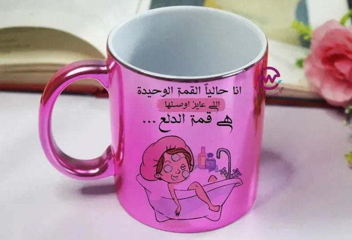 Mirror Ceramic Mug -comic-D - WE PRINT