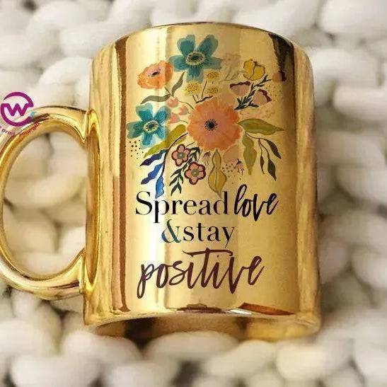 Mirror Ceramic Mug -Motivational designs - WE PRINT