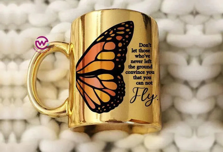 Mirror Ceramic Mug -Motivational designs - WE PRINT