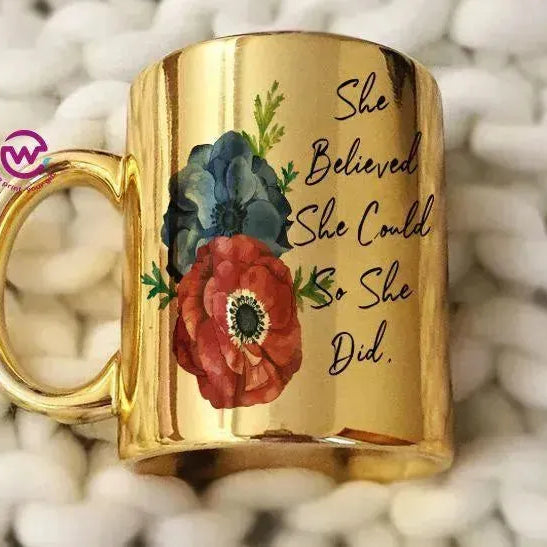 Mirror Ceramic Mug -Motivational designs - WE PRINT