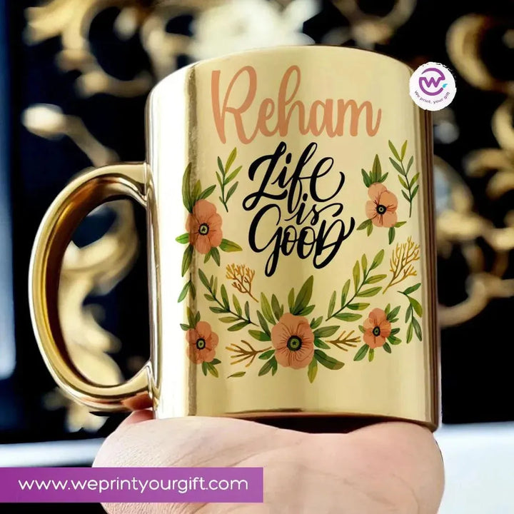 Mirror Ceramic Mug -Motivational quotes-A - WE PRINT