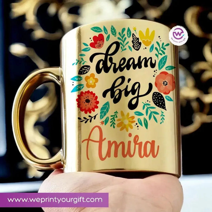 Mirror Ceramic Mug -Motivational quotes-A - WE PRINT